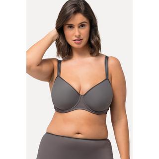 Ulla Popken  Bügel-BH, Jacquard-Muster, Spacer-Schale, Cup C - D 