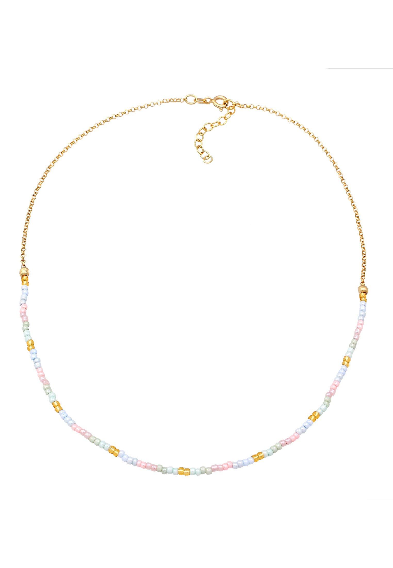 Elli  Halskette Kinder Beads Kugeln Pastell 