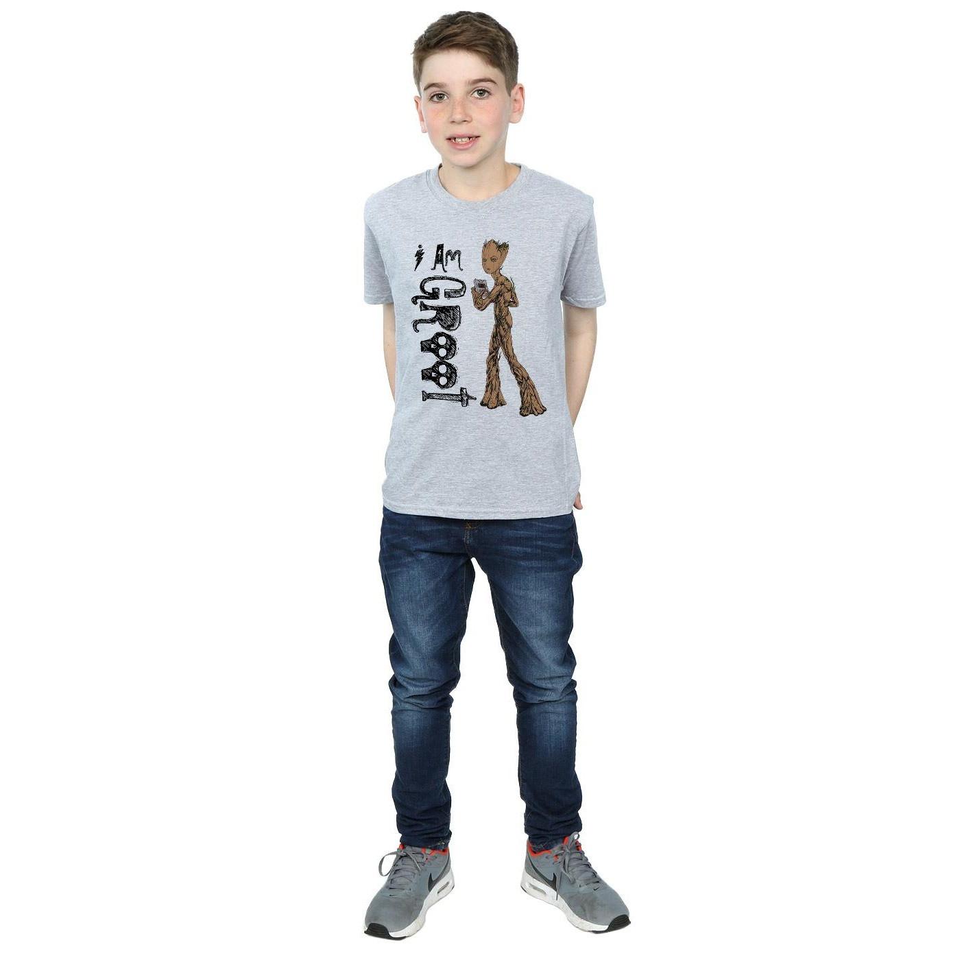 MARVEL  Avengers Infinity War I Am Teenage Groot TShirt 