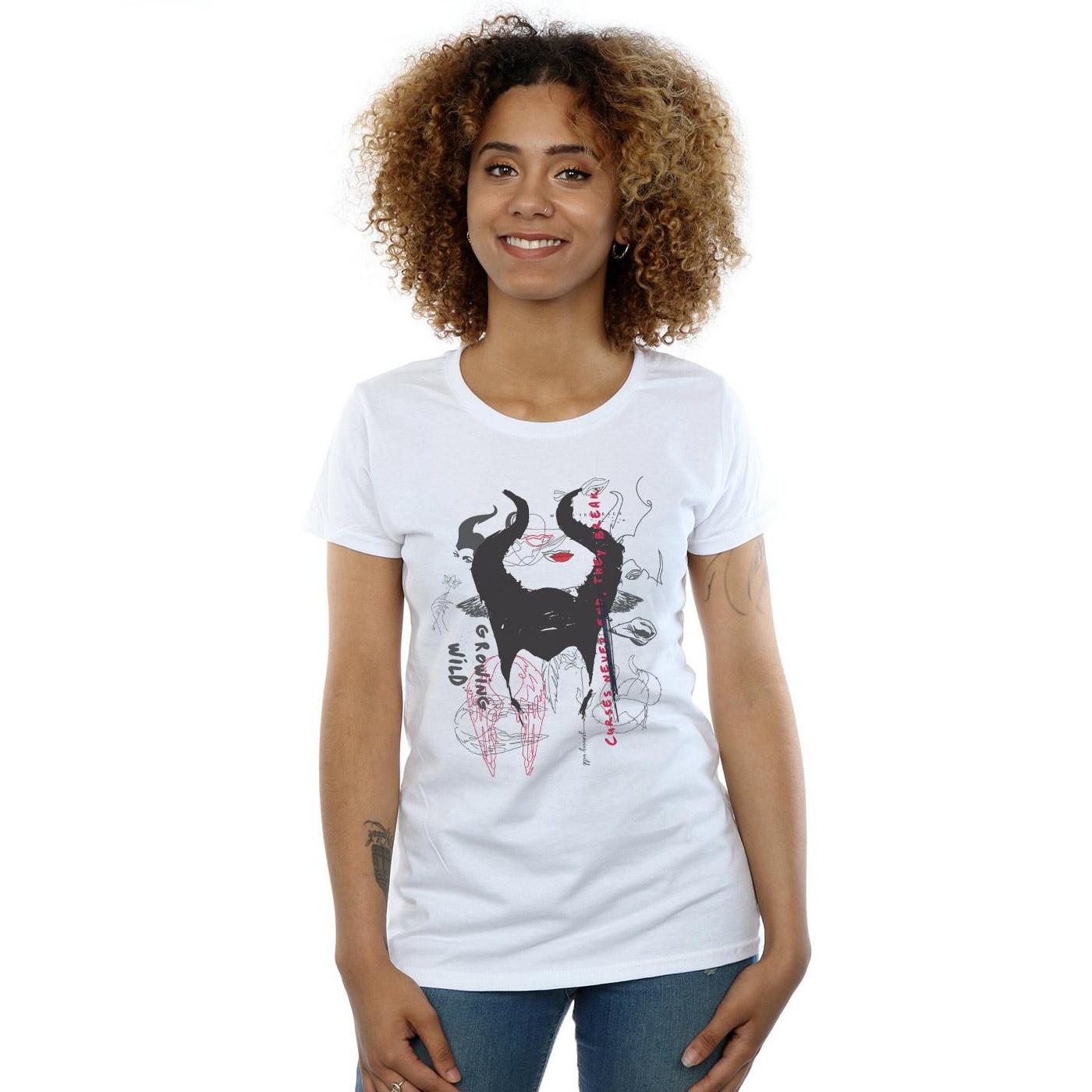 Disney  Tshirt MISTRESS OF EVIL GROWING WILD HORNS 