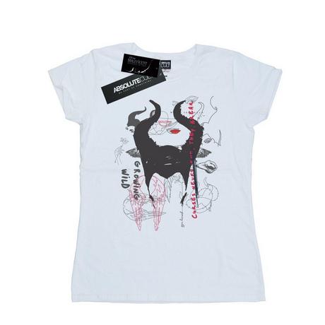 Disney  Tshirt MISTRESS OF EVIL GROWING WILD HORNS 