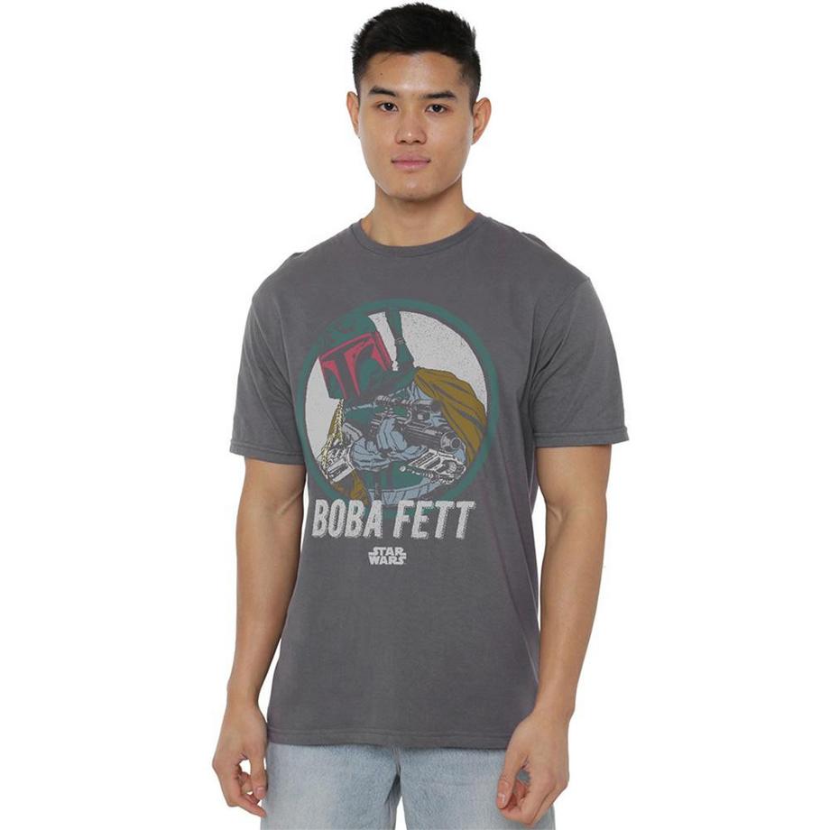 STAR WARS T-Shirt à Imprimé Graphique Boba Fett  
