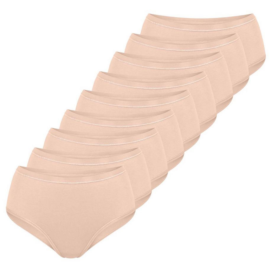 9er Pack GO Daily Cotton - Midi Slip