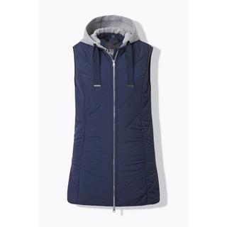 Ulla Popken Gilet Trapuntato Funzionale Idrorepellente Cappuccio  