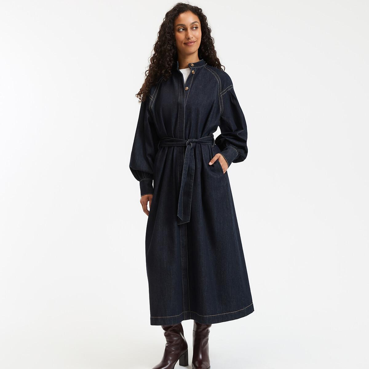 La Redoute Collections Robe évasée en denim  