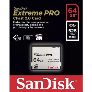 SanDisk SDCFSP-064G-G46D memoria flash 64 GB CFast 2.0