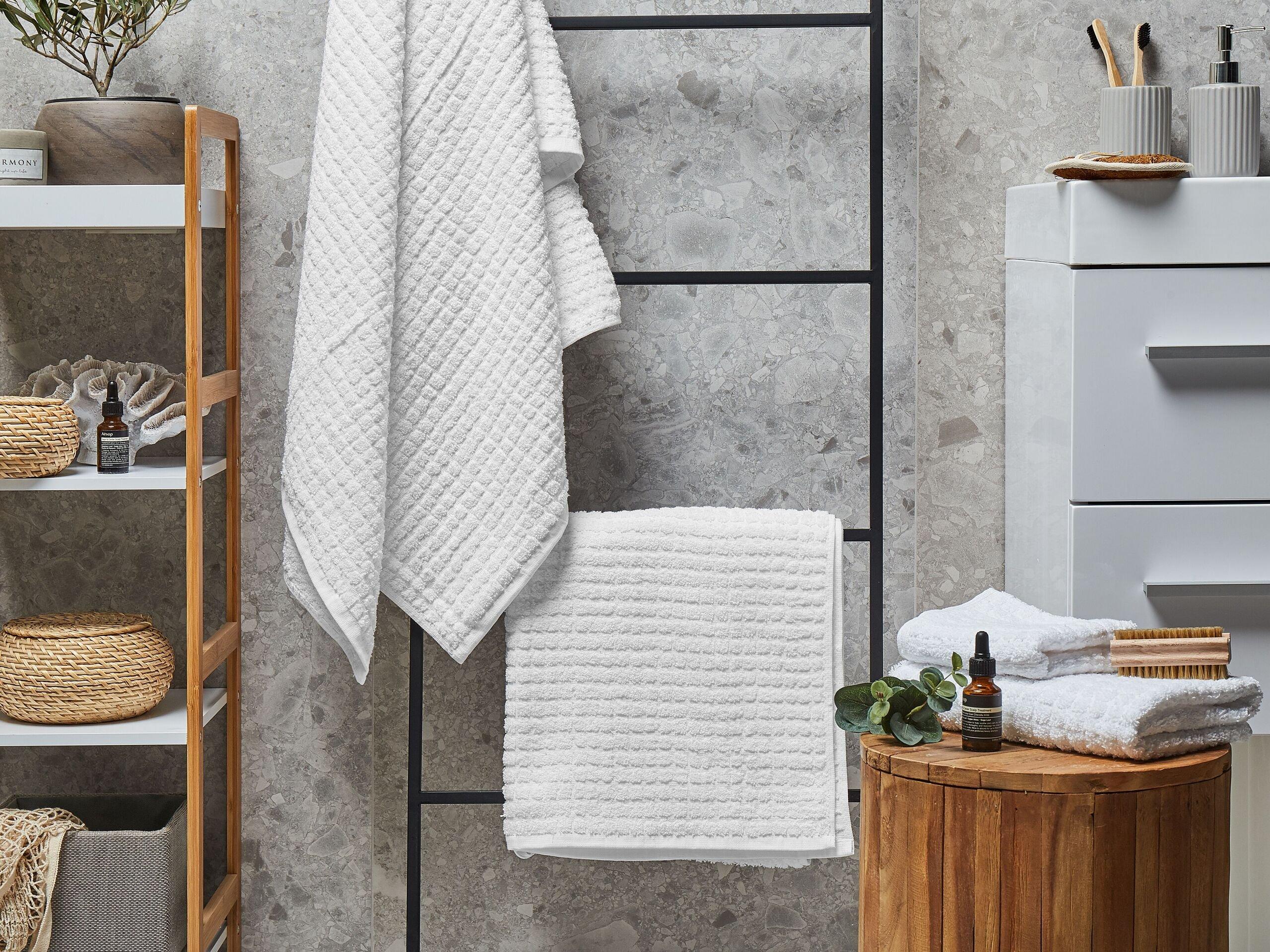 Beliani Lot de 4 serviettes en Coton ATAI  