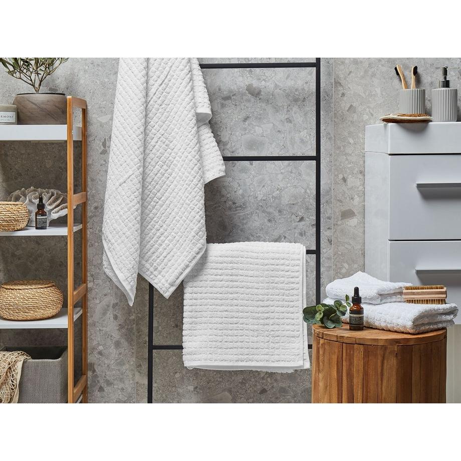 Beliani Lot de 4 serviettes en Coton ATAI  