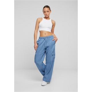 URBAN CLASSICS Pantaloni Cargo in Denim  