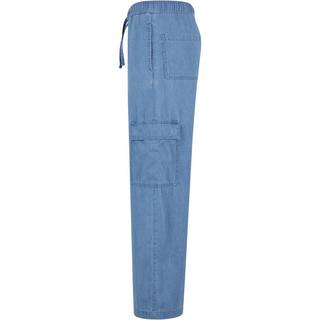 URBAN CLASSICS Pantaloni Cargo in Denim  