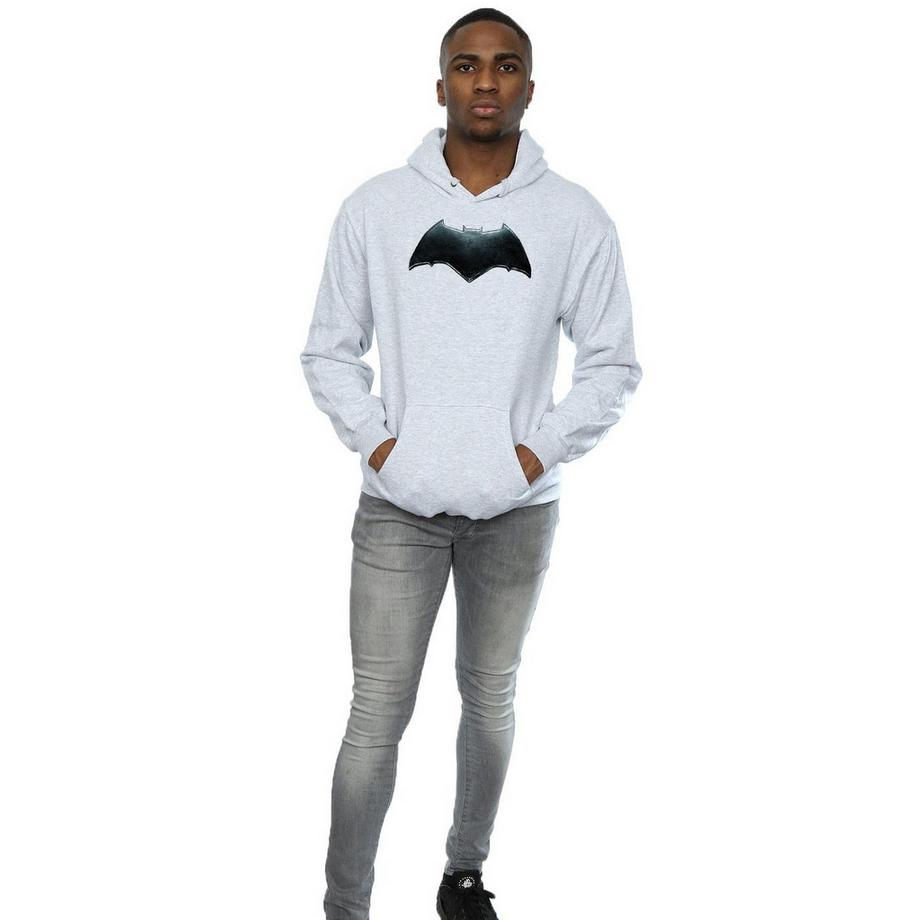 DC COMICS Justice League Batman Logo Felpa con Cappuccio  