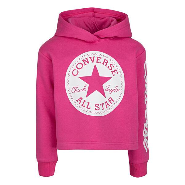 CONVERSE  sweatshirt à capuche fille  signature cropped 