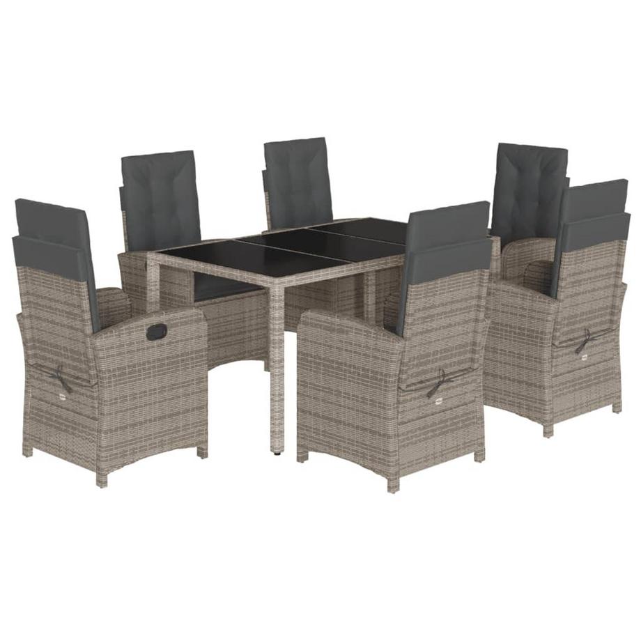 Garten essgruppe poly-rattan