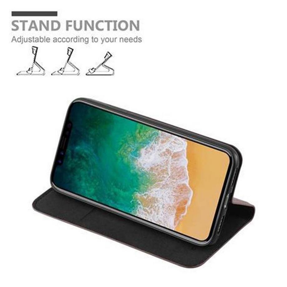 Cadorabo  Hülle für Apple iPhone X / XS Magnetverschluss, Kartenfach 