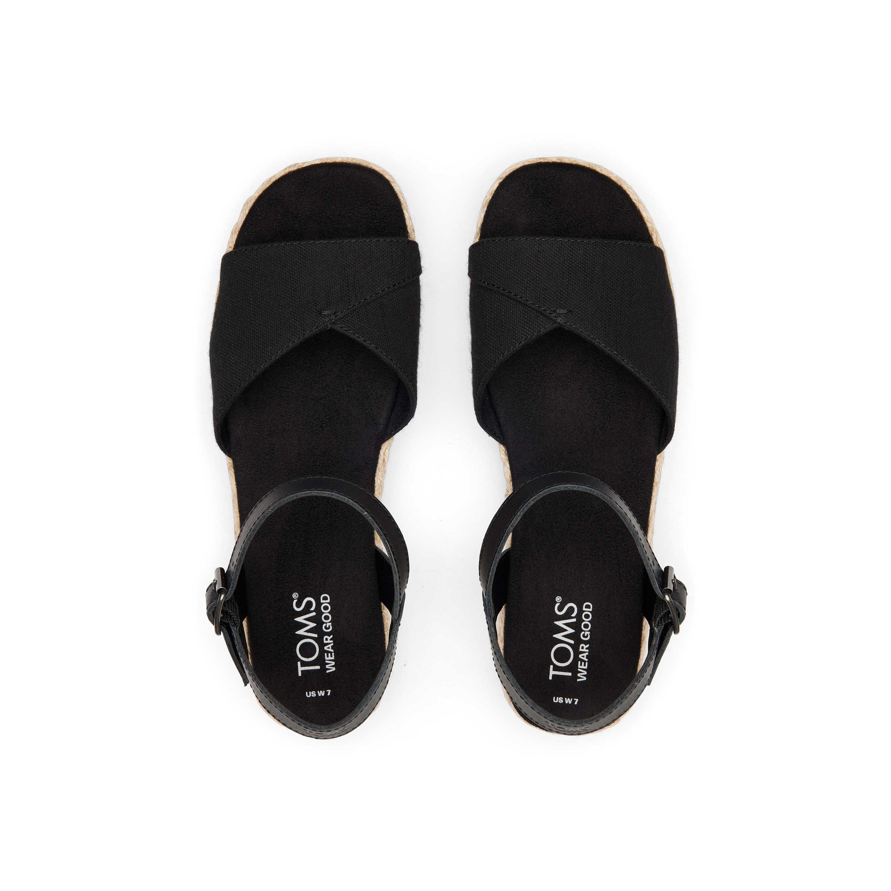 TOMS  sandales compensée   abby 