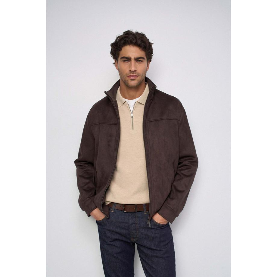 Kunstlederjacke Faux Suede