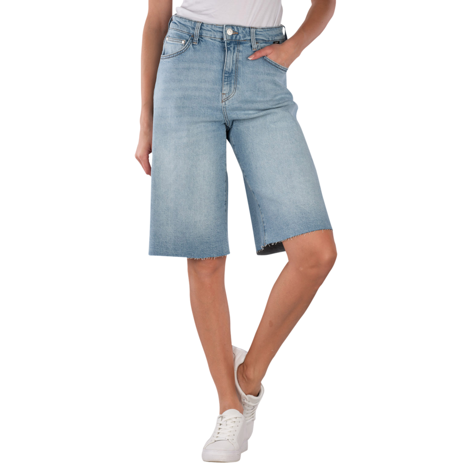 Mavi Akira Wide Bermuda Shorts  