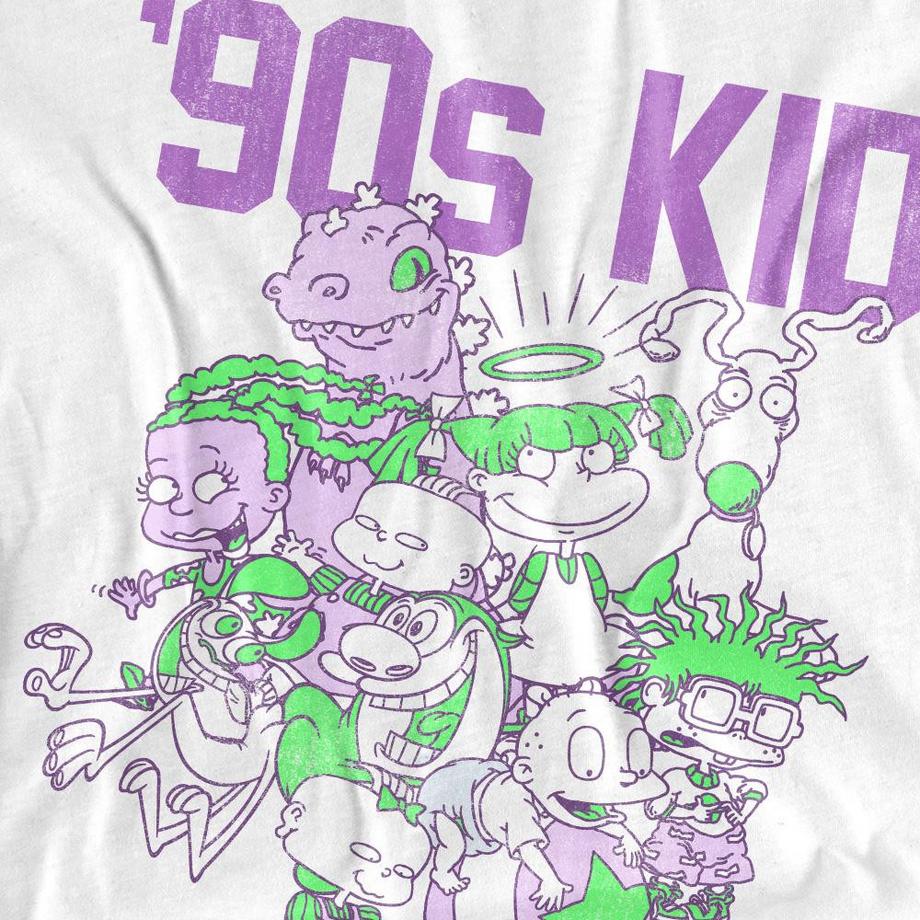 Nickelodeon 90s Kid T-Shirt Maniche Lunghe  