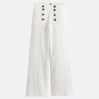 La Redoute Collections Jean large taille haute à pont  