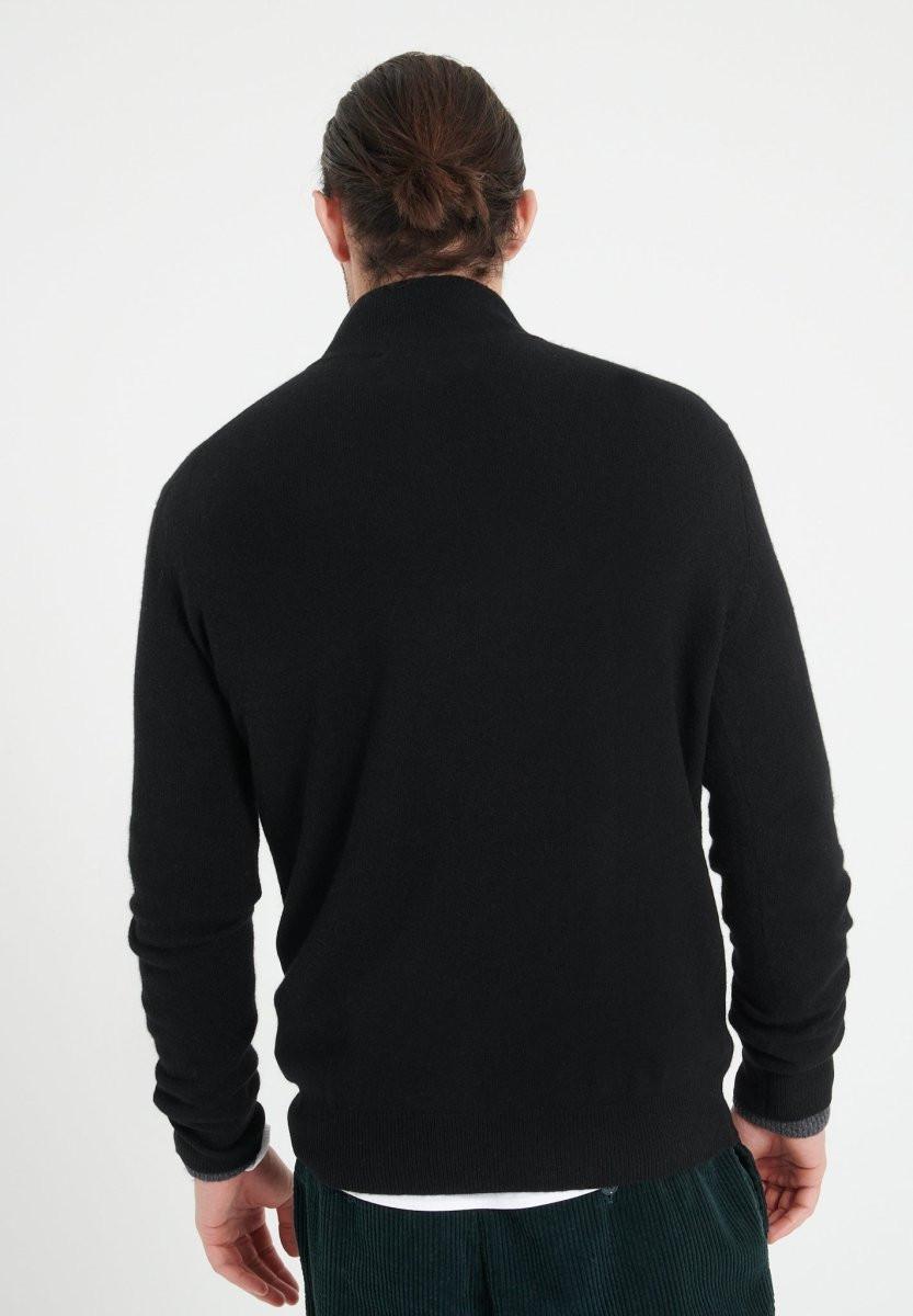 Studio Cashmere8  LUKE 8 Cardigan con zip - 100% cashmere 