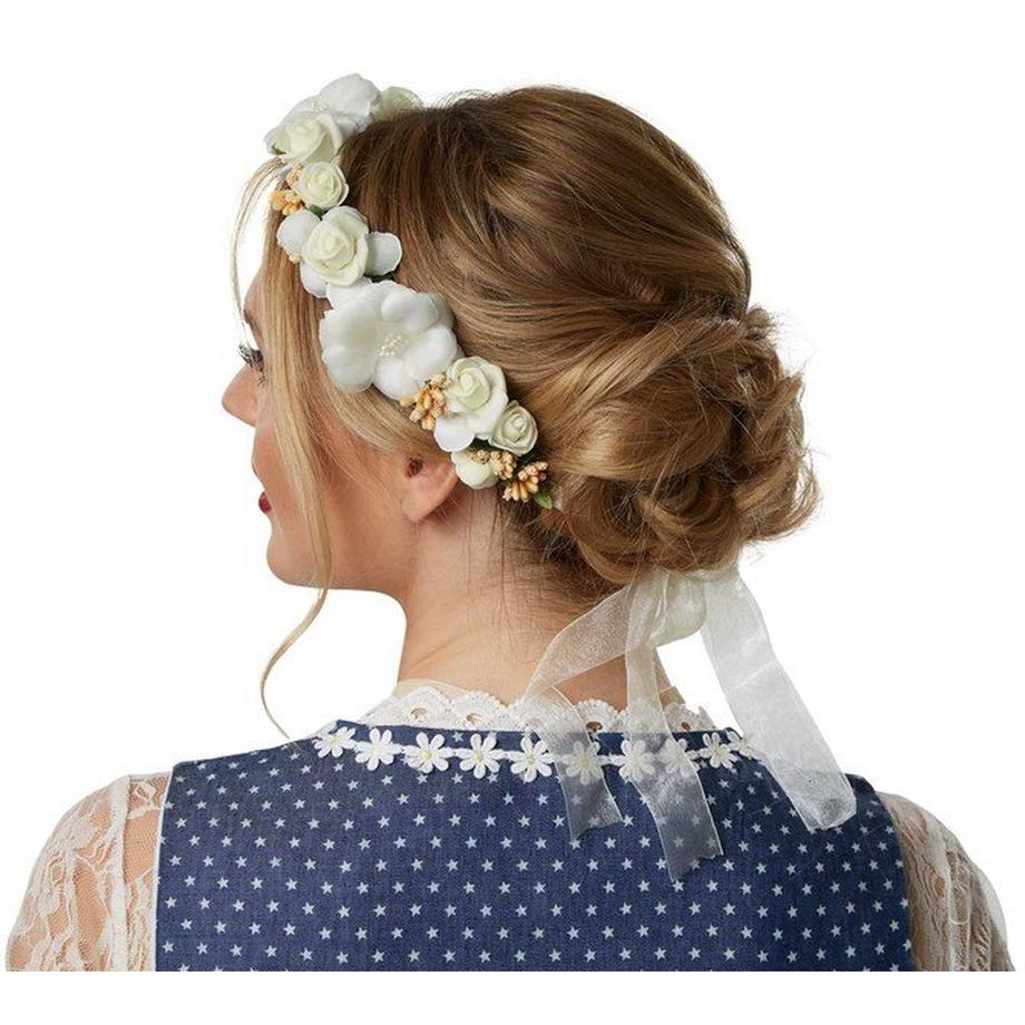 Tectake  Blumenkranz und Armreif Hochzeit 