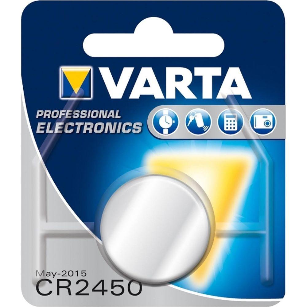 VARTA  Batteria a bottone al litio CR2450 | 3 V DC | 570 mAh | 1-Blister | Argento 