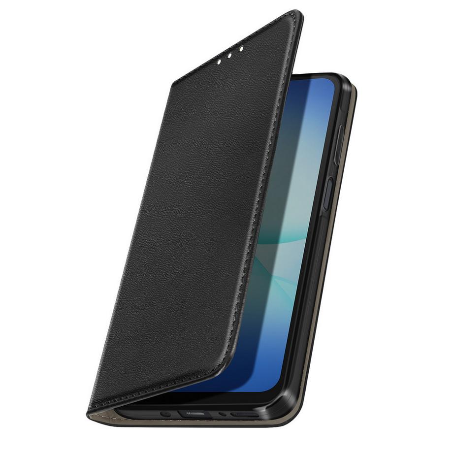 Custodia a libro magnetica per Galaxy A17 con portacarte e funzione stand