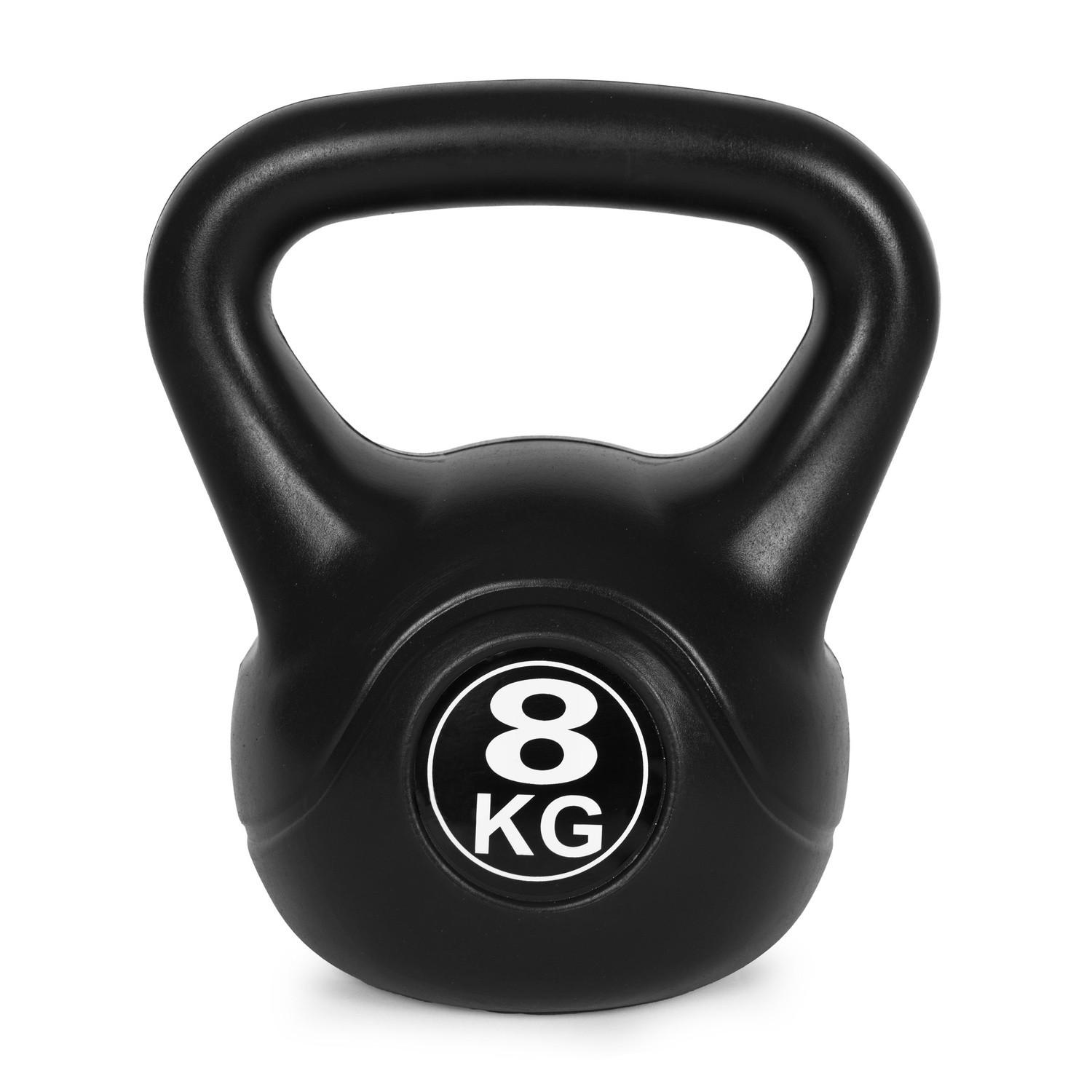 Northix  Kettlebell 8 kg für Training, Kurzhantel, Gewichtsball, Fitnesslast, ModernHome 