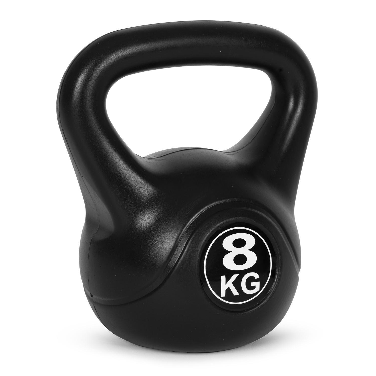 Northix  Kettlebell 8 kg für Training, Kurzhantel, Gewichtsball, Fitnesslast, ModernHome 