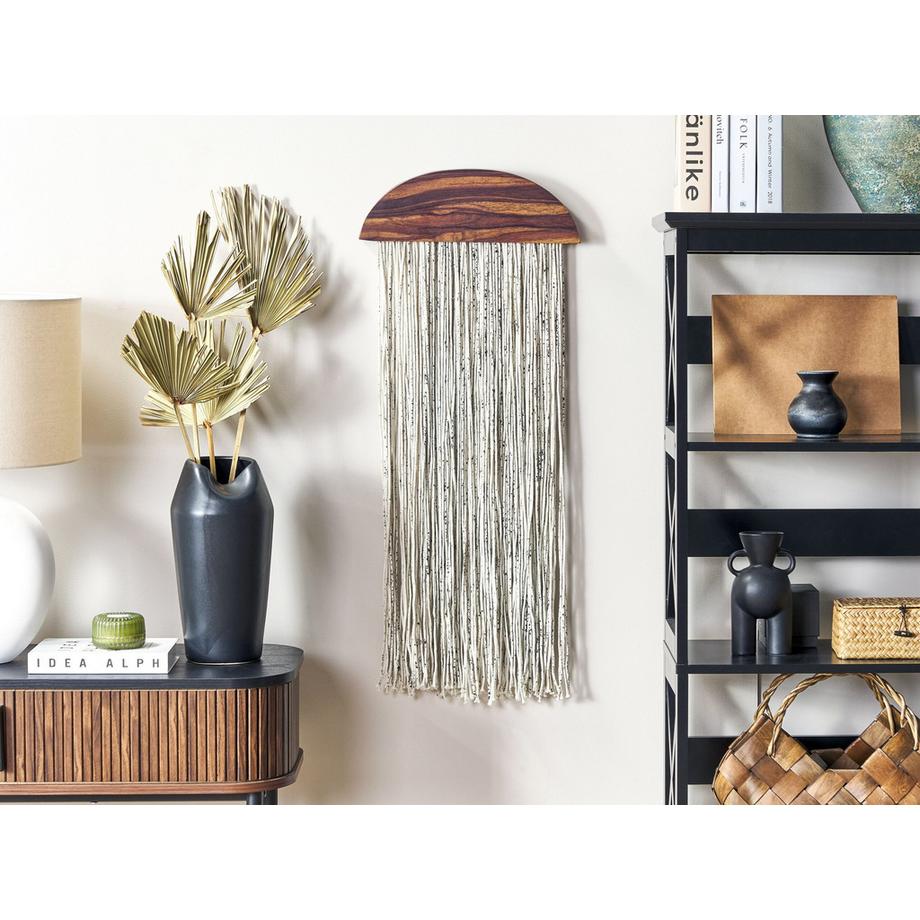 Beliani Decorazione da parete en Legno di pioppo Industriale ZIKIRIA  