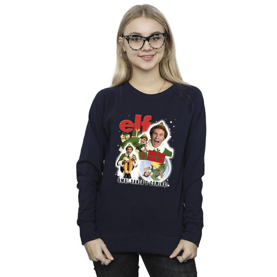 Elf OMG Santa's Coming Sweatshirt  