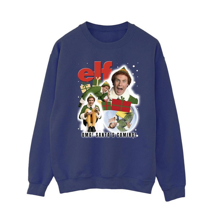 Elf OMG Santa's Coming Sweatshirt  