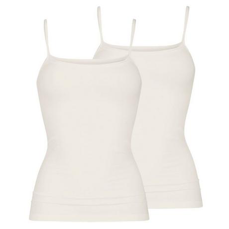 mey Confezione da 2 Organic Top Spalline Sottili  