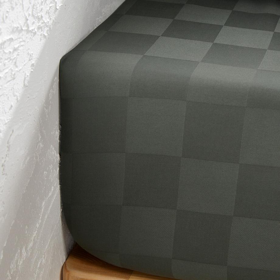 La Redoute Intérieurs Victor Lenzuolo con Angoli in Raso di Cotone Prelavato  