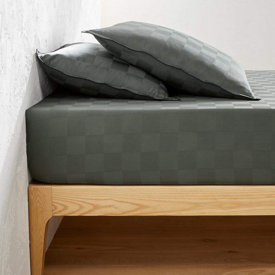 La Redoute Intérieurs Victor Lenzuolo con Angoli in Raso di Cotone Prelavato  