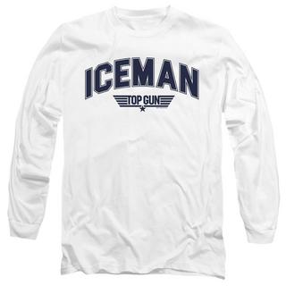 Top Gun Top Gun Iceman T-Shirt Stampata a Maniche Lunghe  