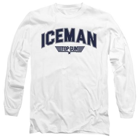 Top Gun Top Gun Iceman T-Shirt Stampata a Maniche Lunghe  
