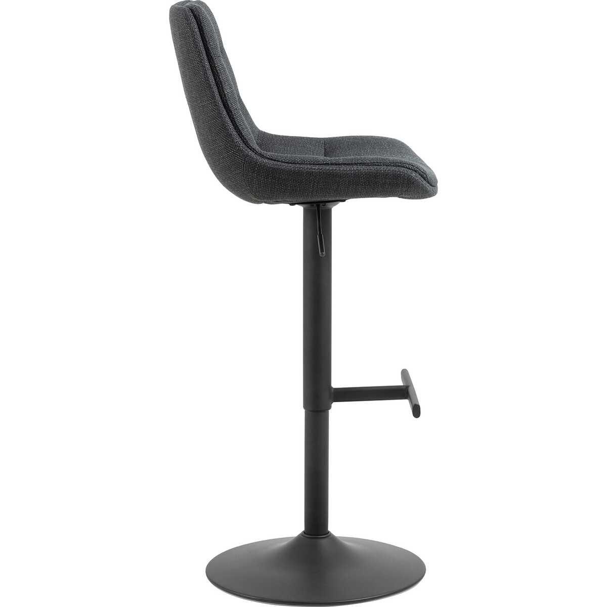 mutoni Tabouret de bar Asteria gris foncé (1 pièce)  