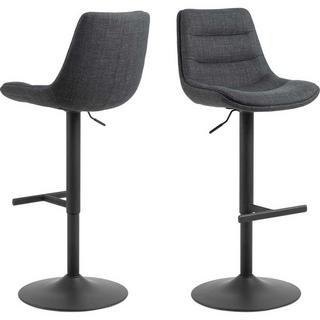 mutoni Tabouret de bar Asteria gris foncé (1 pièce)  