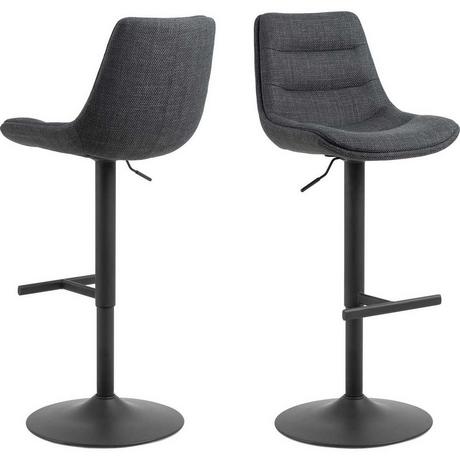mutoni Tabouret de bar Asteria gris foncé (1 pièce)  