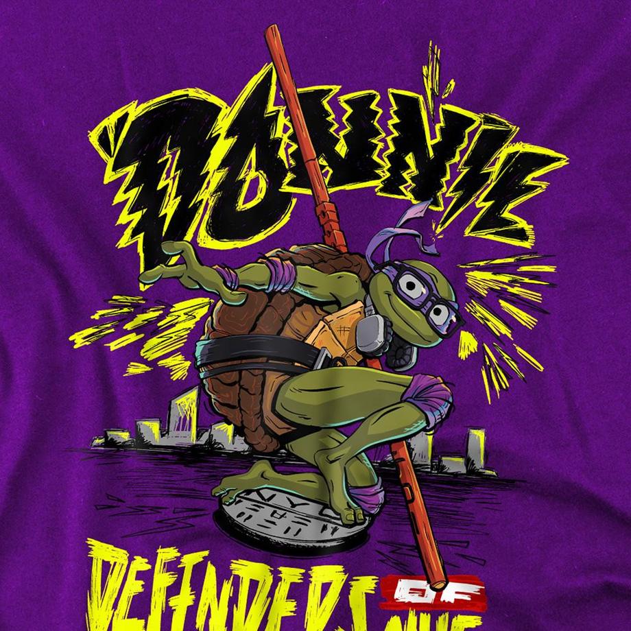 TEENAGE MUTANT NINJA TURTLE  T-ShirtMotif Donnie Motiftyle Ville 