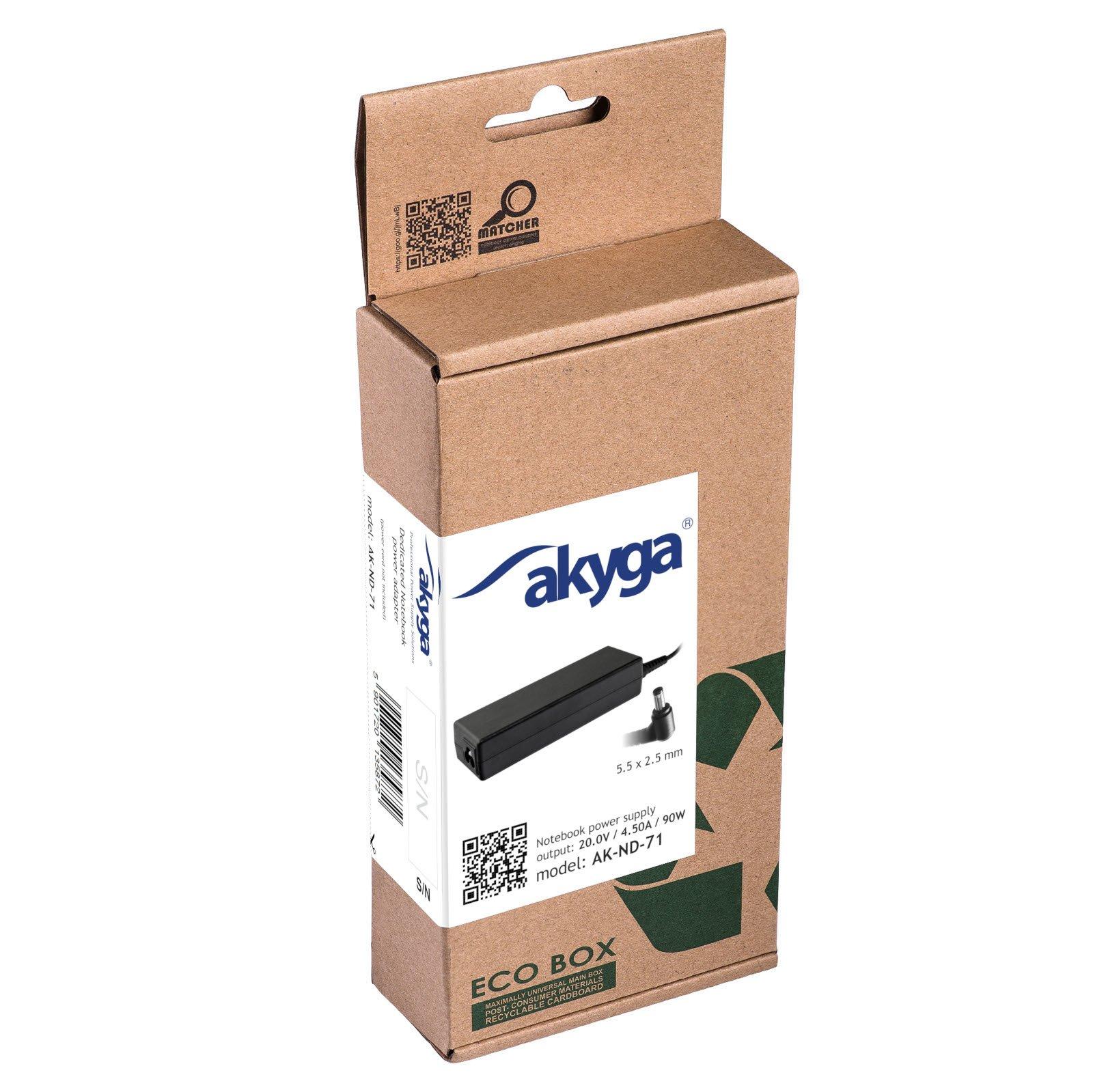 Akyga  AK-ND-71 adattatore e invertitore Interno 90 W Nero 