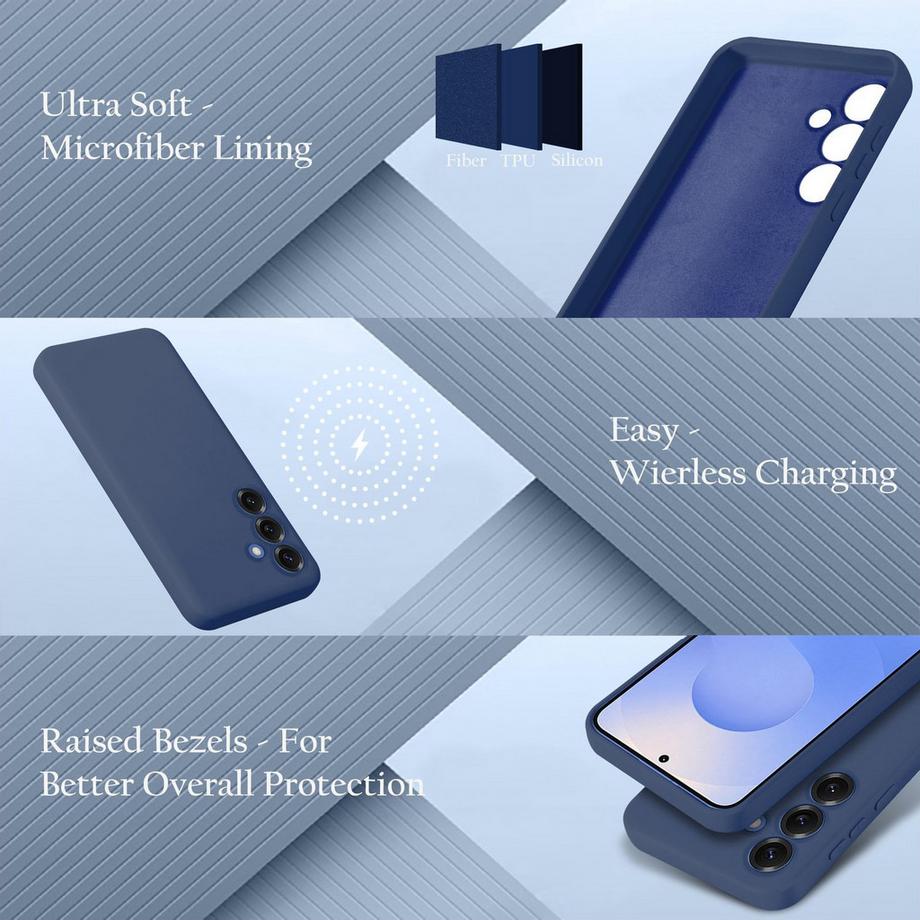 Cadorabo  Samsung Galaxy S25 Hülle im Liquid Case Design 