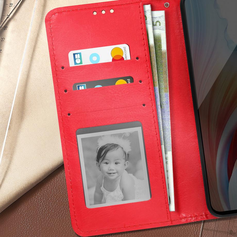 Avizar  Oppo A38 Vintage Etui Rot 