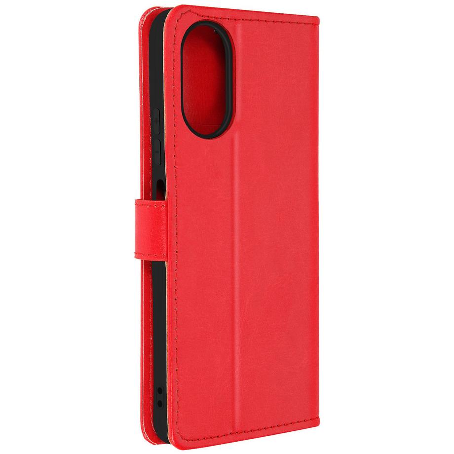 Avizar  Oppo A38 Vintage Etui Rot 