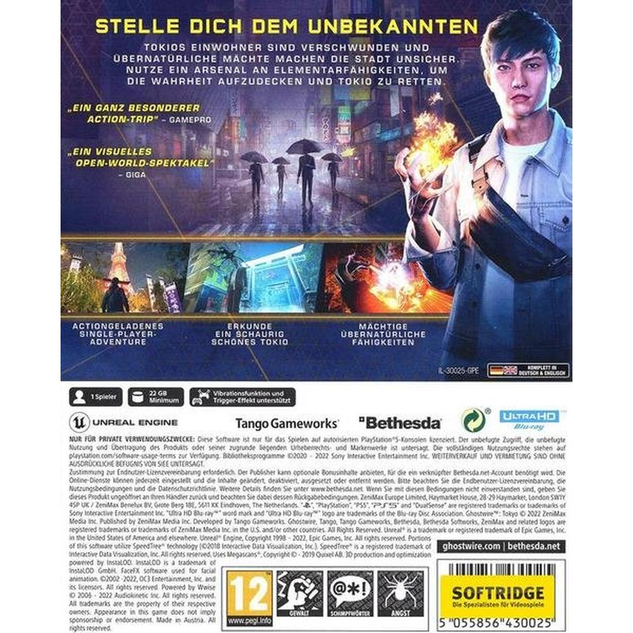 GAME  Ghostwire Tokyo Standard Deutsch, Englisch PlayStation 5 