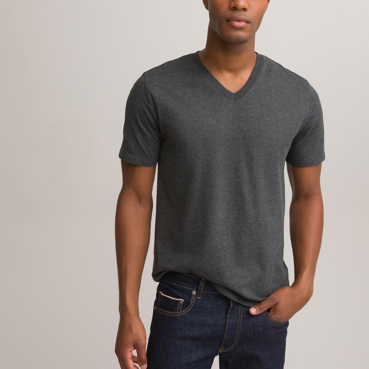 La Redoute Collections V-Ausschnitt Kurzarm T-Shirt  