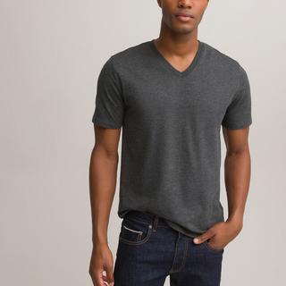 La Redoute Collections V-Ausschnitt Kurzarm T-Shirt  