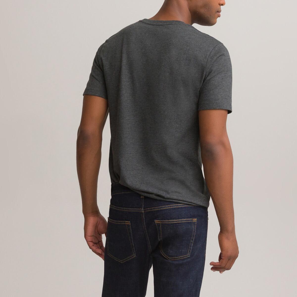 La Redoute Collections V-Ausschnitt Kurzarm T-Shirt  