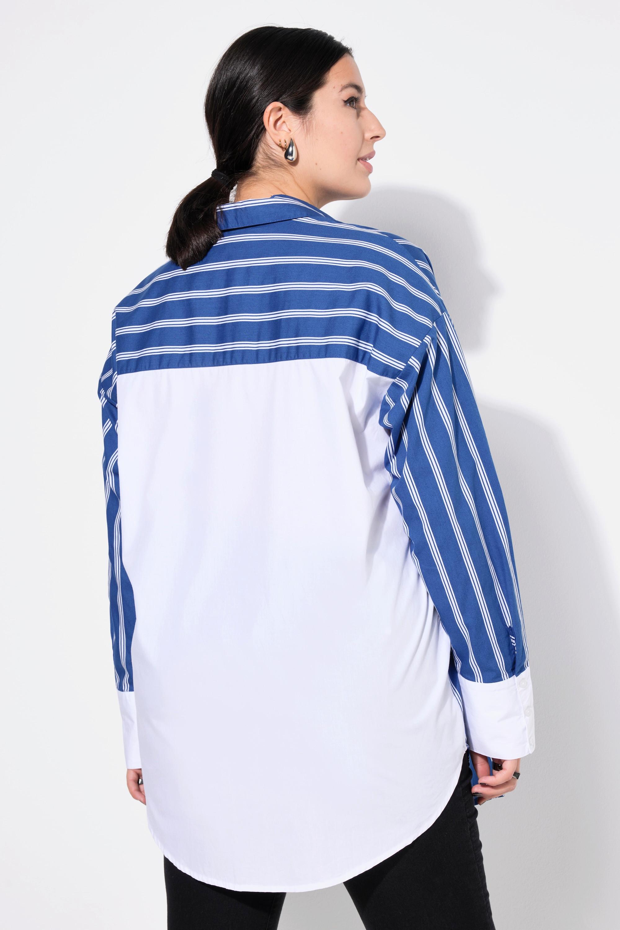 Studio Untold Camicia Lunga Oversize a Righe  